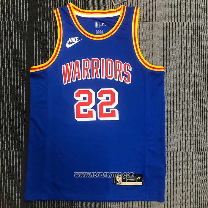 Camiseta Golden State Warriors Andrew Wiggins #22 75th Anniversary Azul